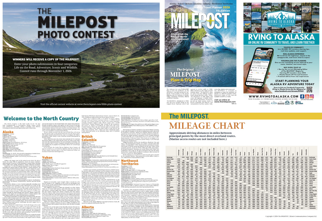 2026 Milepost Plan-A-Trip Map